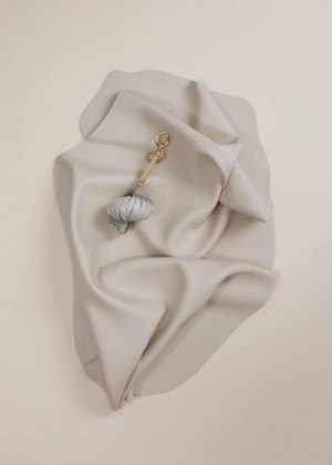 Polene Elis Keyring Hvite | Norge_P76775
