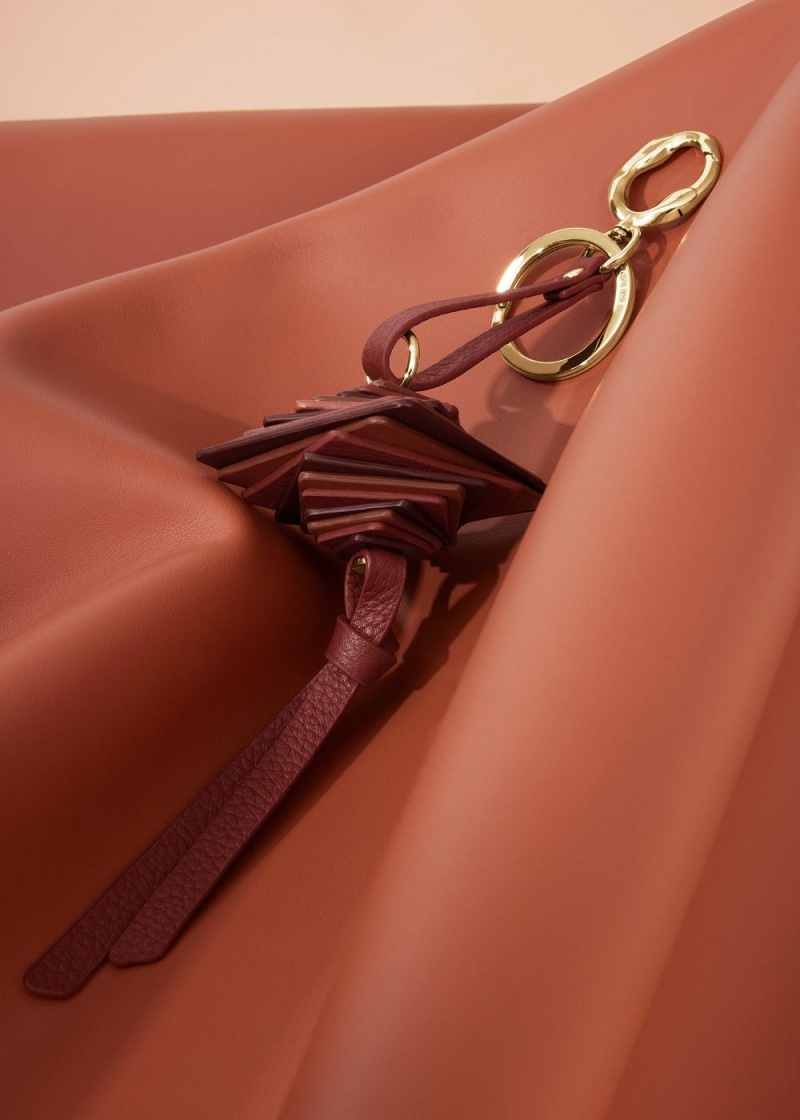 Polene Scala Keyring Burgunder | Norge_P57667