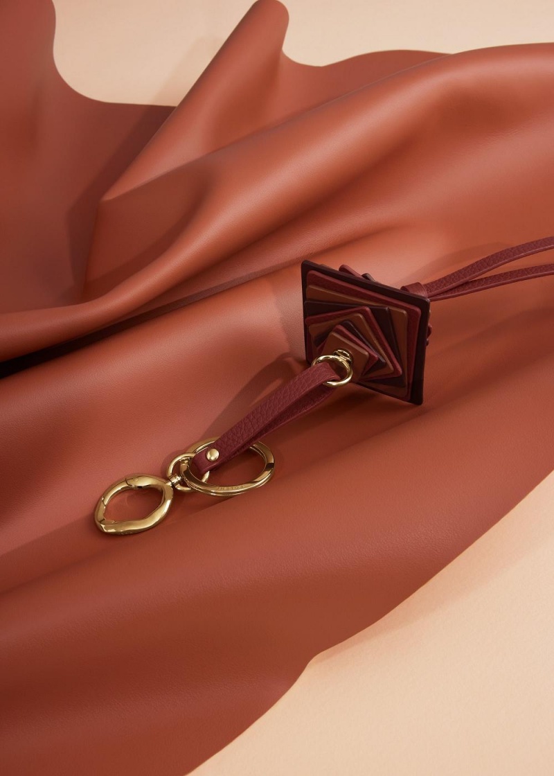 Polene Scala Keyring Burgunder | Norge_P57667