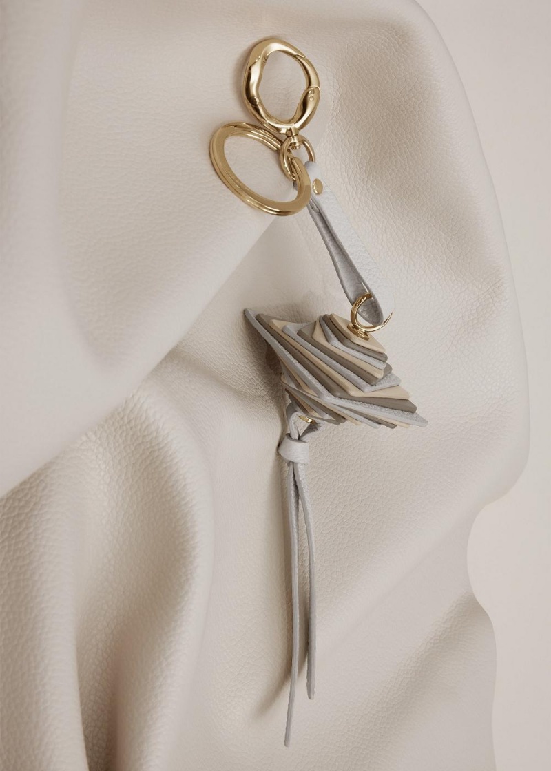 Polene Scala Keyring Hvite | Norge_P53925