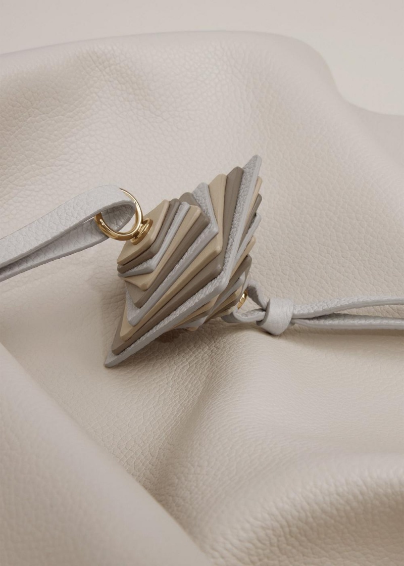 Polene Scala Keyring Hvite | Norge_P53925