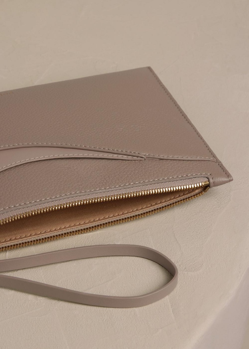 Polene Sierra Pouch Grå Brune | Norge_P41789
