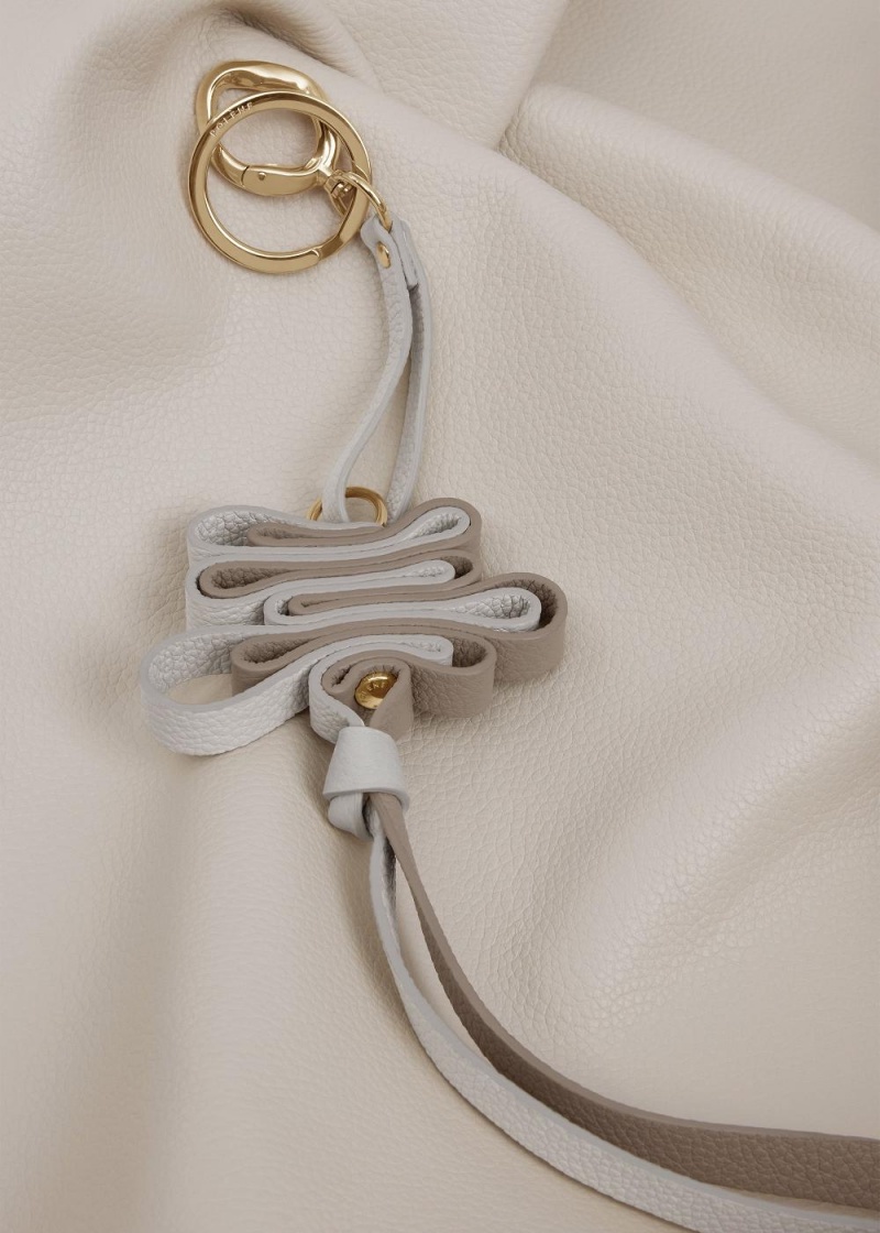 Polene Ziggy Keyring Hvite | Norge_P44717
